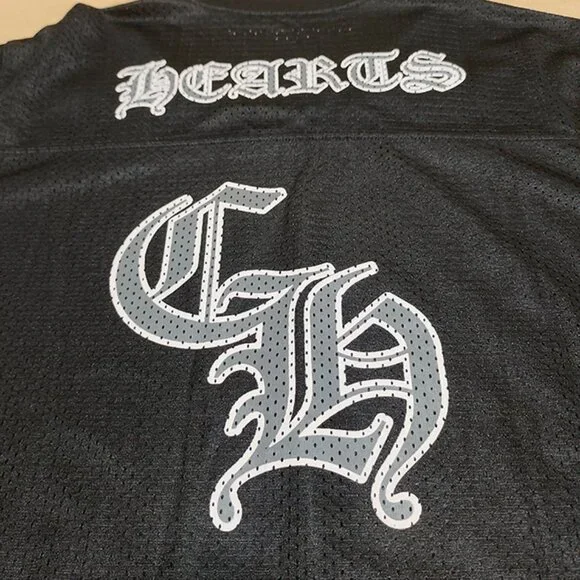 Chrome Hearts Black Mesh Warm Up Long Sleeve Jersey Black